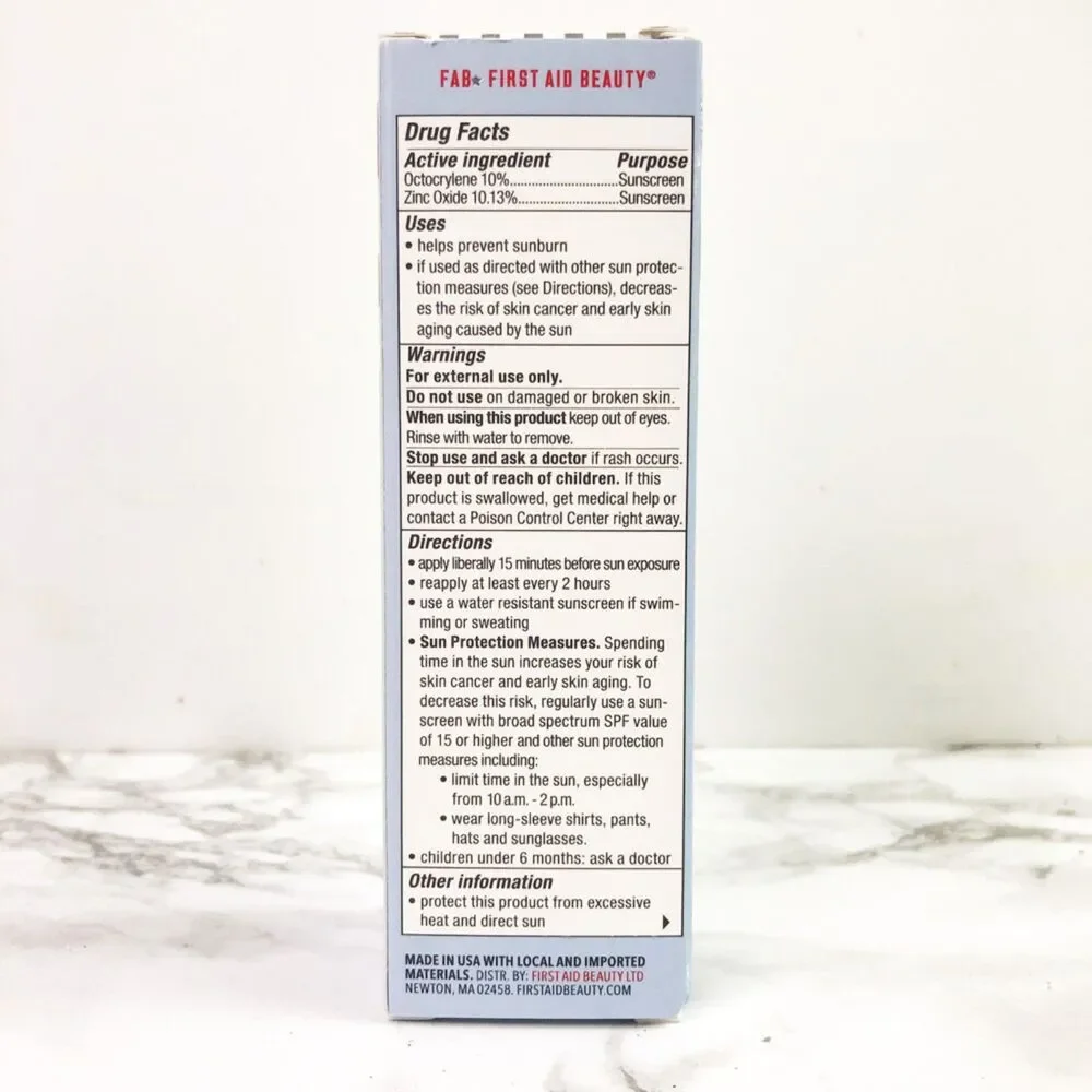NIB First Aid Beauty Ultra Repair Face Moisturizer with Sunscreen SPF 30
